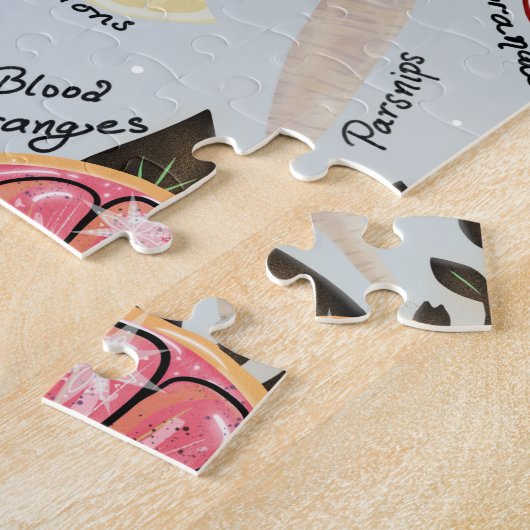 Winter Produce  ジグソーパズル (側面)