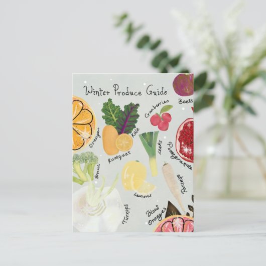 Winter Produce  ポストカード (スタンド正面)