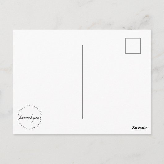 Winter Produce ポストカード (裏面)