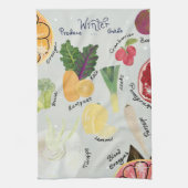 Winter Produce Guide キッチンタオル (縦)
