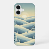 Winter Quiet Hills iPhone 16ケース (裏面)