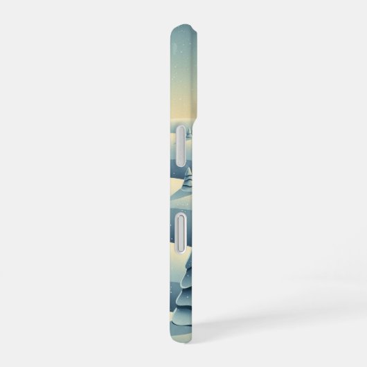 Winter Quiet Hills iPhone 16ケース (右側面)