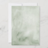 Winter Red Bow Ornament Merry Little Bridal Shower 招待状 (裏面)