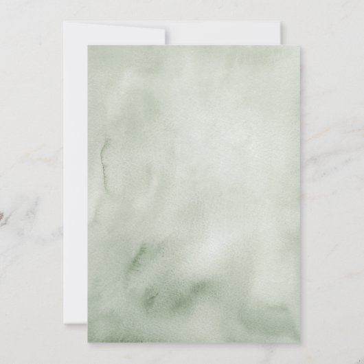 Winter Red Bow Ornament Merry Little Bridal Shower 招待状 (裏面)