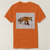 Winter Red Fox T-Shirt Tシャツ (デザイン正面)