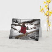 Winter Reflections 考える's of You カード (黄色い花)