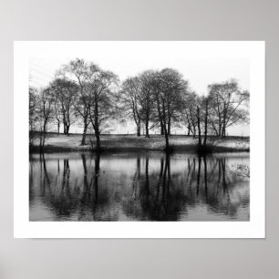 Winter Reflections (Cheshire, England) Poster ポスター