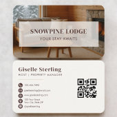 Winter Rental Property QR Code 名刺