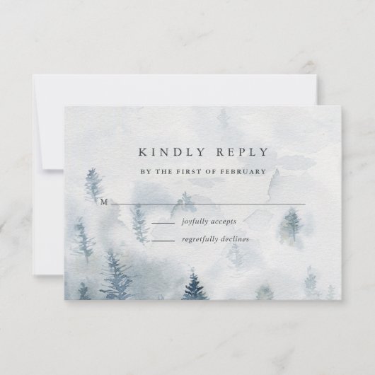 Winter Reverie RSVPカード (正面)