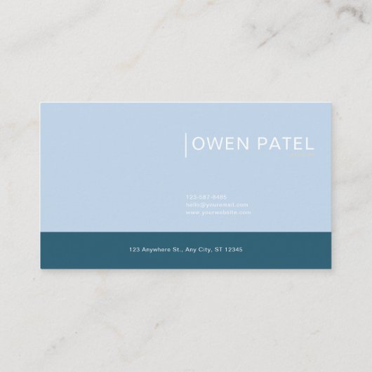 Winter River Landscape Gold Floral Elegant 名刺 (裏面)