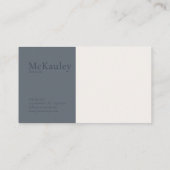 Winter Rose Floral and Snowy Mountain Landscape 名刺 (裏面)