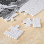 Winter Rural Scene Barn & Rake - Tennesseeの写真 ジグソーパズル (側面)