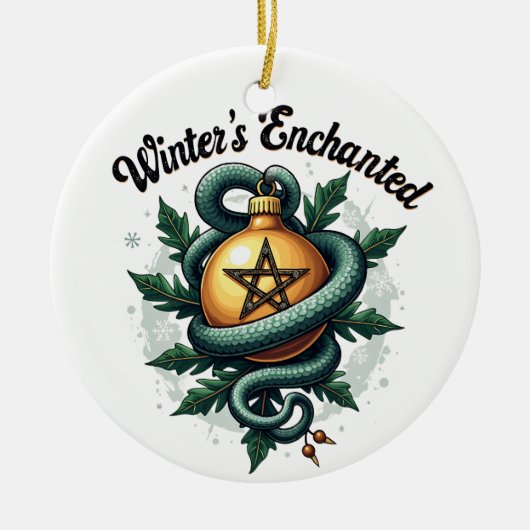Winter’s Enchanted - Mystical Holiday Ornament セラミックオーナメント (正面)