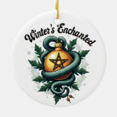 Winter’s Enchanted - Mystical Holiday Ornament セラミックオーナメント (裏面)
