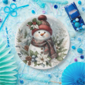 Winter’s Gentle Joy ペーパープレート (パーティー)