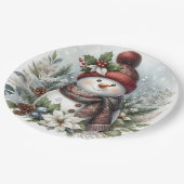 Winter’s Gentle Joy ペーパープレート (アングル)