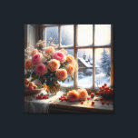 winter’s quiet bloom キャンバスプリント<br><div class="desc">winter’s quiet bloom | An exclusive digital masterpiece by Simon Levin, internationally acclaimed as a Gold List Top Contemporary Artist of Today, laureate of the Masterful Mind Award, Creative Excellence Award, Art Star Award. ID: 91.65 x 91.65 (cm). Artist’s Statement (vers libre): I place the roses by the window to...</div>