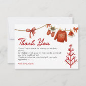 Winter Santa  サンキューカード (正面)