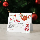 Winter Santa  サンキューカード