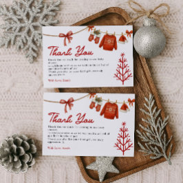 Winter Santa サンキューカード