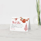 Winter Santa  サンキューカード (正面)