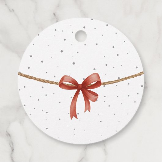 Winter Santa  フェイバータグ (裏面)