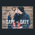 Winter Save The Date 素朴 Full Bleed Photo セーブザデート<br><div class="desc"></div>