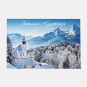 Winter scene custom  ドアマット (正面)