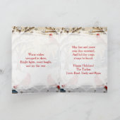 Winter Scene | Enchanted Forest & Cardinals カード (内部)