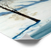 Winter Scene in Moonlight by Henry Farler ポスター (角)