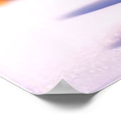 Winter Scene In Wine Glass for Cozy Decor🍷❄️ ポスター (角)