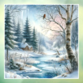 Winter Scene Window Cling ウィンドウサイン (シート3)