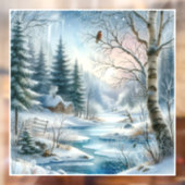Winter Scene Window Cling ウィンドウサイン (シート2)