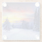 Winter scenery  ガラスコースター (裏面)