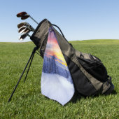 Winter scenery  ゴルフタオル (グリーン)