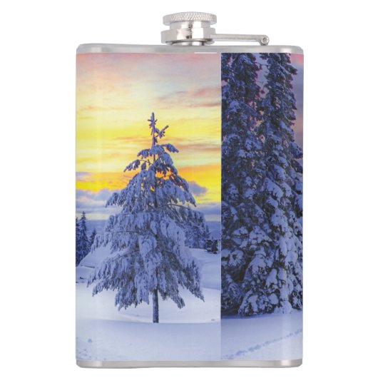 Winter scenery   フラスク (裏面)