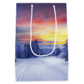 Winter scenery   ミディアムペーパーバッグ (裏面)