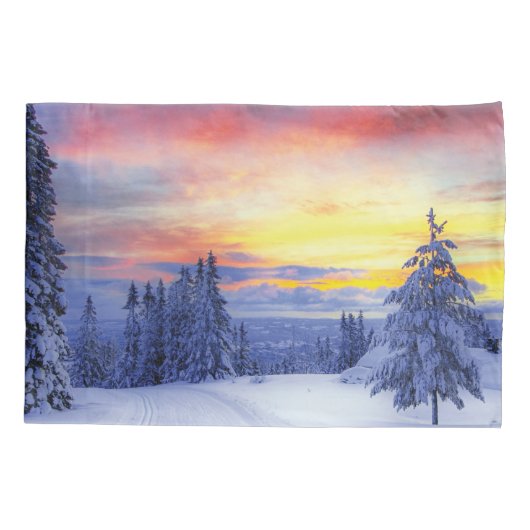 Winter scenery   枕カバー (裏面)