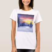 Winter scenery  tシャツ (正面)