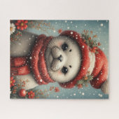 Winter Season Seal  ジグソーパズル (横)