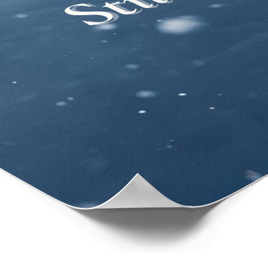 Winter Serenity Art Print – “Soft Light in Quiet S ポスター (角)