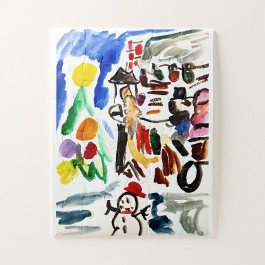 Winter set  ジグソーパズル (縦)