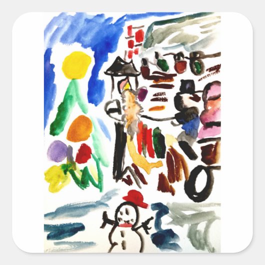 Winter set  スクエアシール (正面)