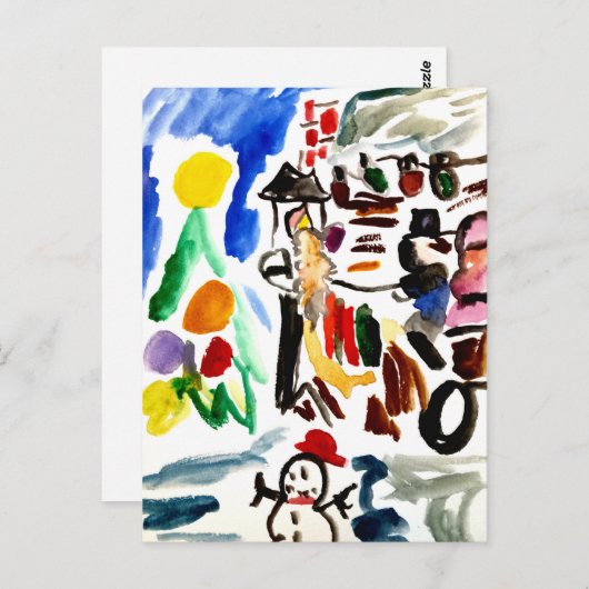 Winter set  ポストカード (正面/裏面)