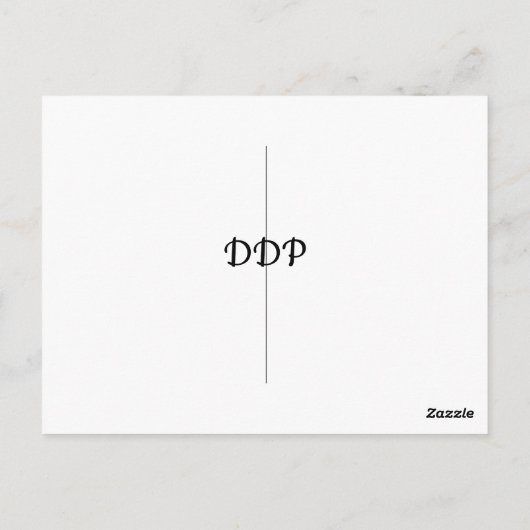 Winter set  ポストカード (裏面)