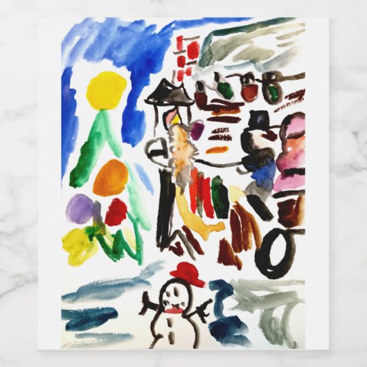 Winter set  ワインラベル (シングルラベル)