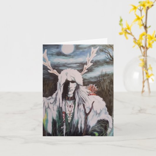 Winter shaman カード (黄色い花)