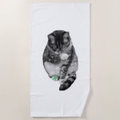 Winter Shimmer Towel ビーチタオル (正面)