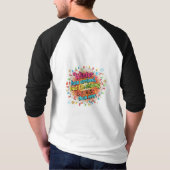 Winter Shine – 温かく輝くホリデー Tシャツ (裏面)