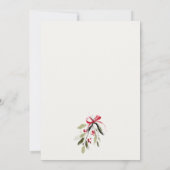 Winter Sleigh Its Cold Outside Neutral Baby Shower 招待状 (裏面)